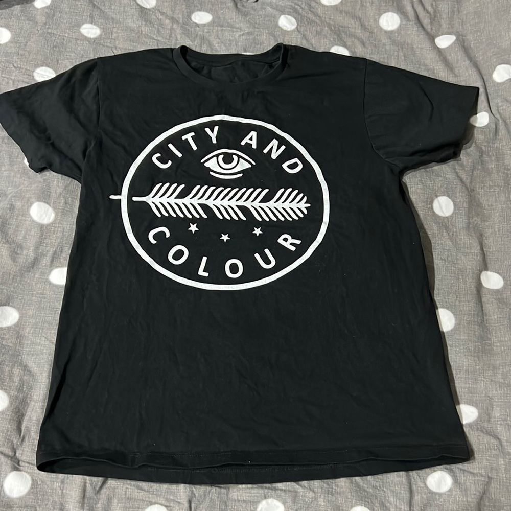 Black City and Colour Band Tee